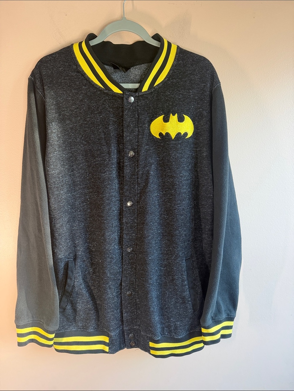 Batman Black & Yellow Lightweight Shirt Jacket
